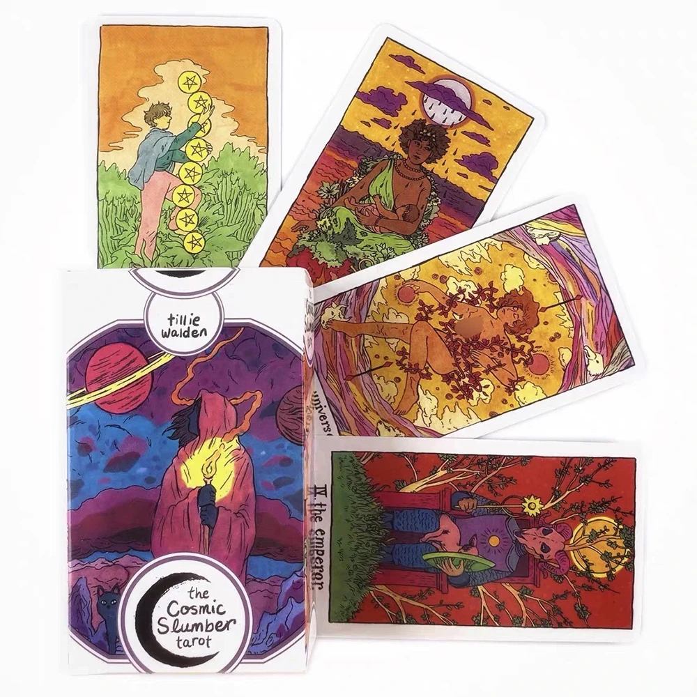 

1 Deck The Cosmic Slumber Tarot Card Party Table Game Fortune Prophecy Divination Cards Gathering Card Game Meditation & Gifts