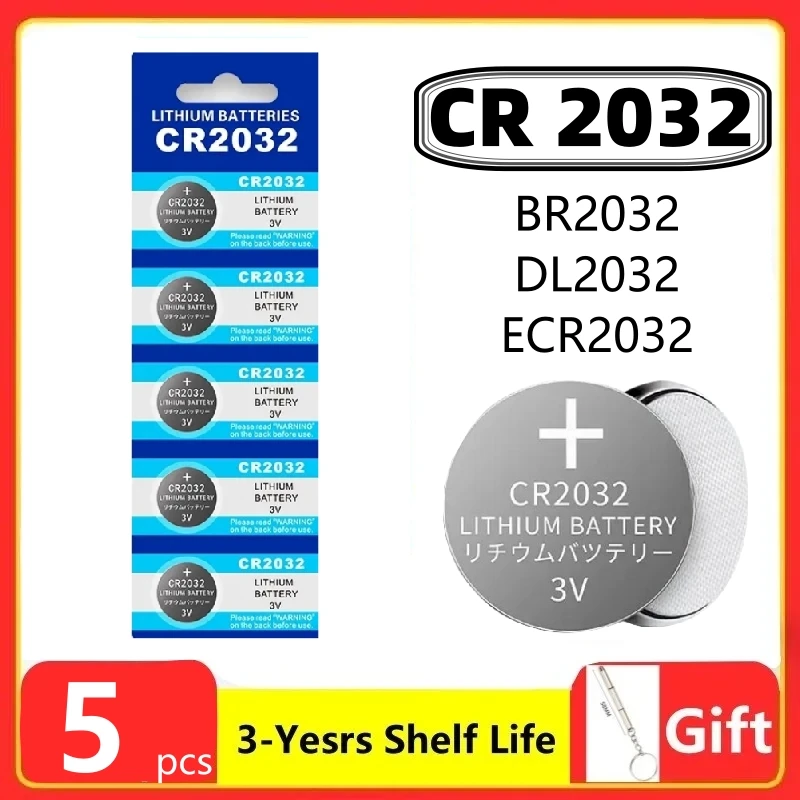 2-60PCS CR2032 CR 2032 Knop Batterij 3V Lithium Batterij Voor Horloge Speelgoed Rekenmachine Auto Afstandsbediening knop Knoopcel