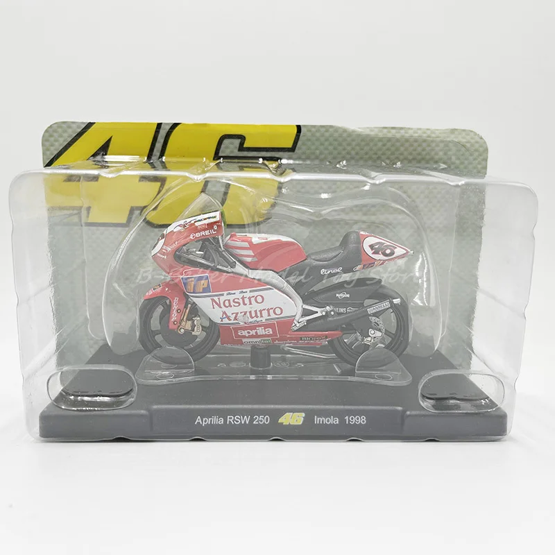 1:18 Diecast Motorcycle Model Toy Aprilia RSW 250 lmola 1998/ Mugello 1999 Replica For Collection