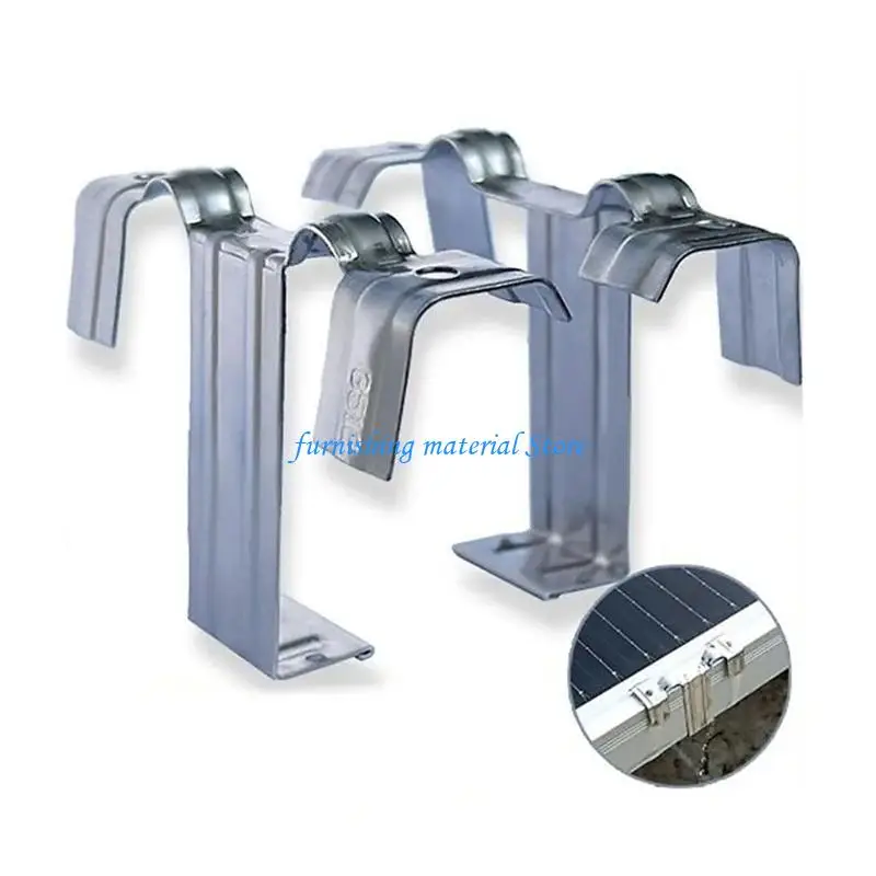 Y5GD Rustproof Solars Panel Mounting Water Diverter Clip Solars Panel Photovoltaic Water Guide Clamps For Outdoor Applications