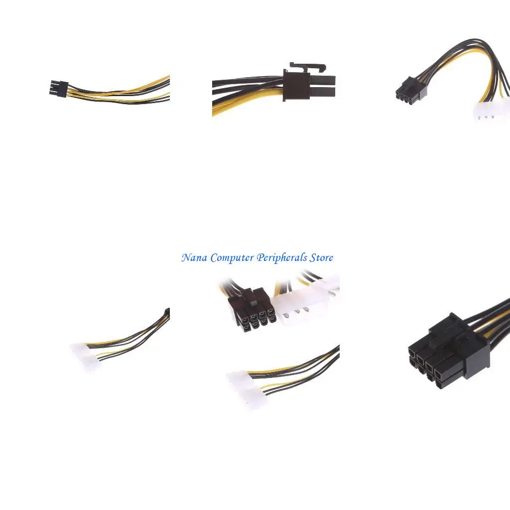 Cable alimentación PCIe Molex F68C, cable alimentación PCIe PCIe 1 paquete 4 pines para, para para