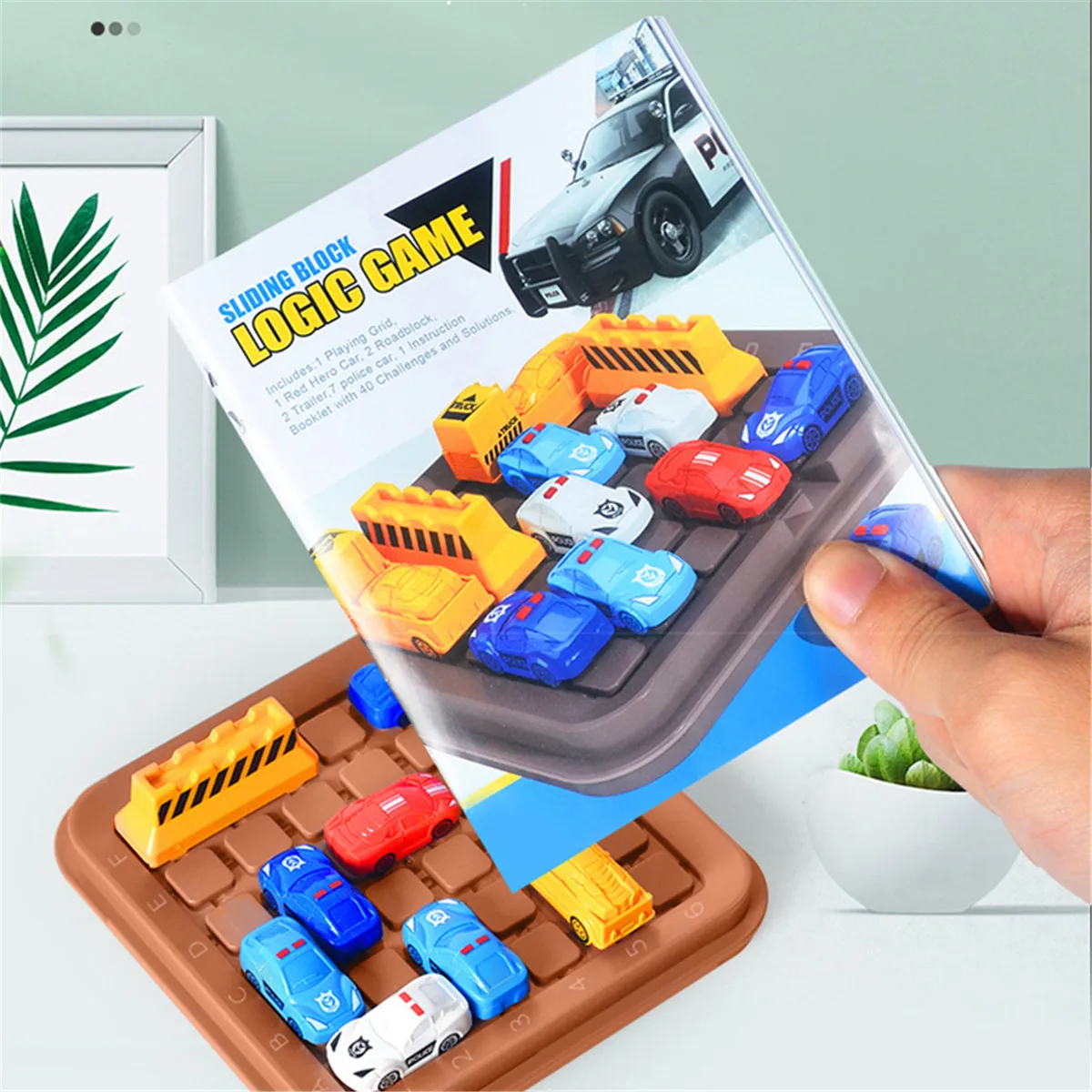 Montessori Strategy Games Moving Car Out Of Warehouse Racing Breakout Puzzle Intellectual Development Kids Thinking Training Toy