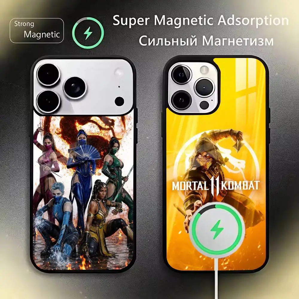 

Cool MK-GAME Phone Case For iPhone17,16,15,14,13,12,11 Plus,Pro,Max Magnetic with Wireless Charging