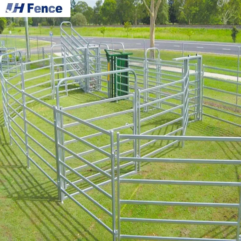 Powder coating Green Farm Gate horse Panel Horse Round Yard Panel Heavy Duty Livestock Cattle Farm Horse panel