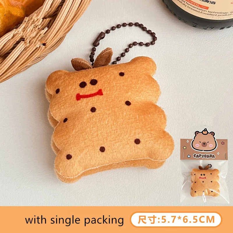 12PCS Kids Birthday Party Favor Hamburge Toast Biscuit Bag Pendant Baby Shower Girl Boy Party Supply Gift Cute Giveaway Souvenir