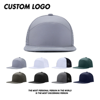 European and American Flat-brimmed Baseball Caps Custom Logo Spring and Summer Outdoor Sun Protection Breathable Truck Hats