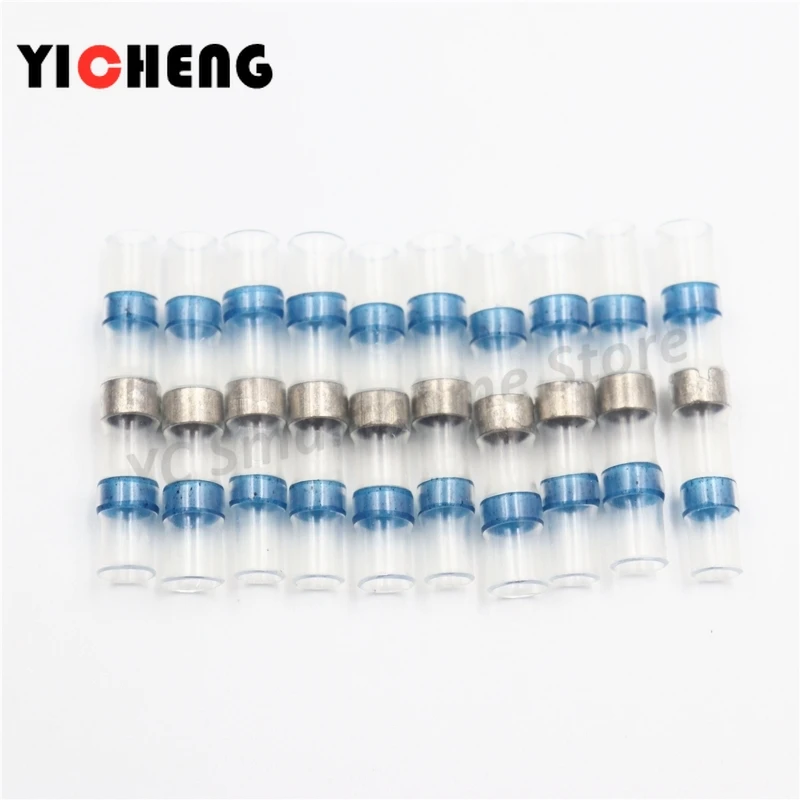 

100pcs Waterproof solder ring heat shrinkable tube Wire wiring waterproof insulation heat shrink sleeve cable connector