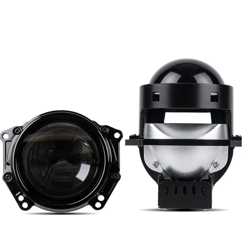 

Быстрый запуск, 3-дюймовые Bi-LED линзы-проекторы для фар автомобиля, 12В 55Вт 6000К, ближний/дальний свет