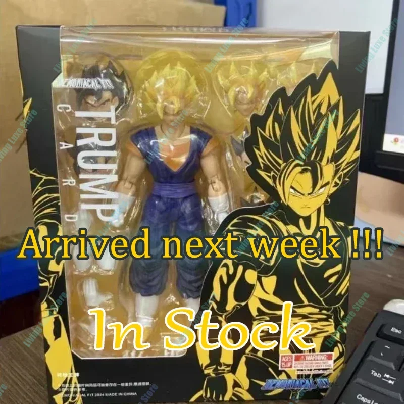 Dragon Ball Anime Figure Demoniacal Fit Son Goku Vegetto Action Figures SHF SSJ4 Super Saiyan 4 Untamed Power Anime Model Toys