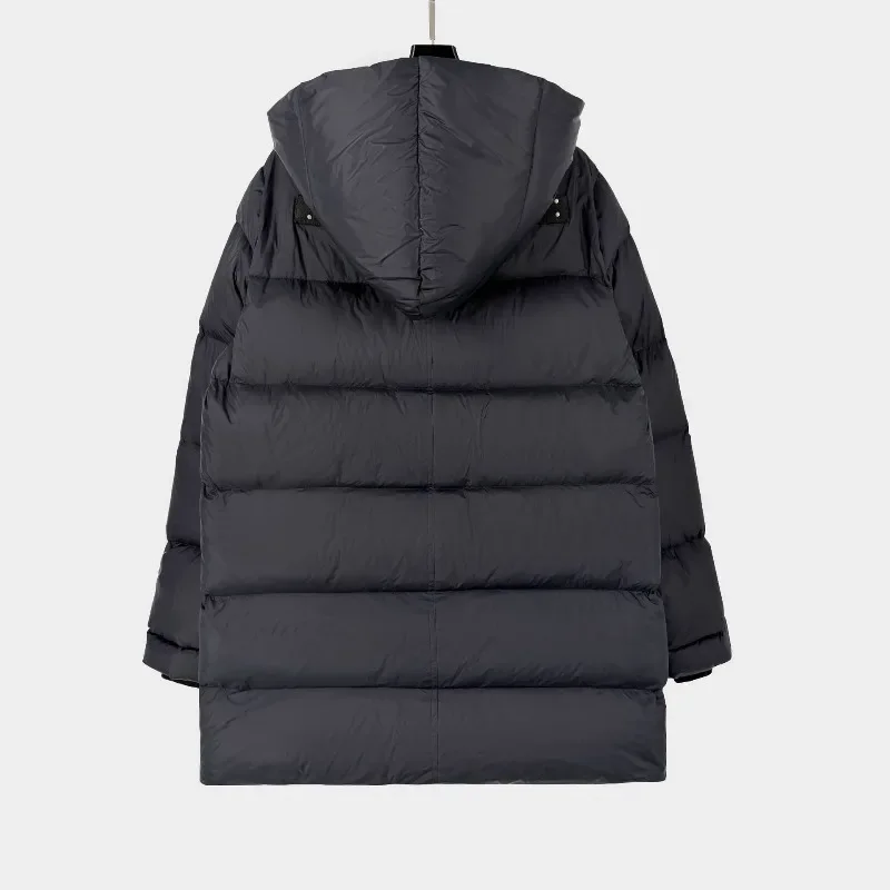 2025AW Top Quality Men's Gothic Paneled Casual Puffer Jacket Male Comfortable Fashion Down  Jackets