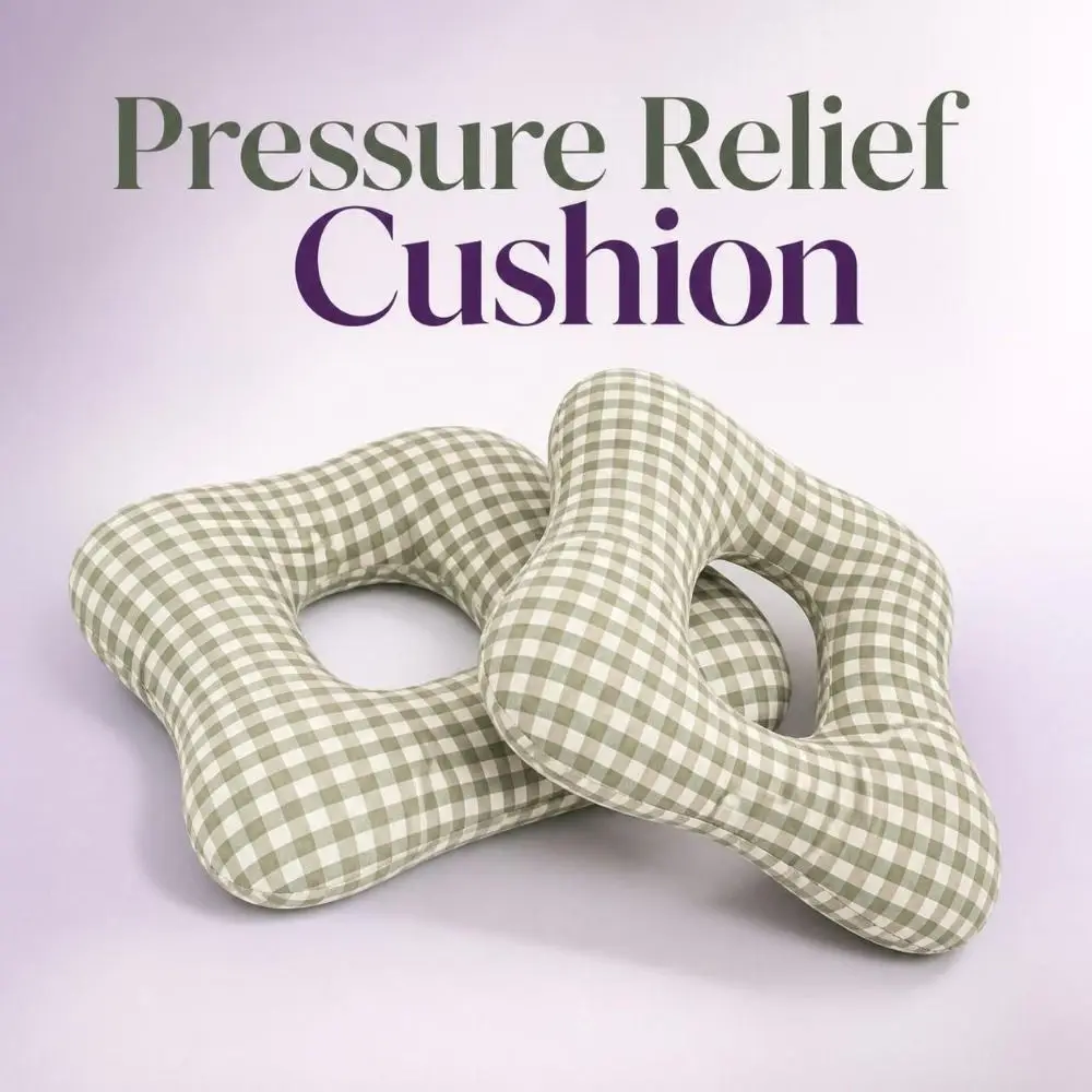 Comfortable Soft Pressure Relief Cushion Breathable Portable Bed Sore Cushion Cotton Reusable Anti-Decubitus Pad Multipurpose