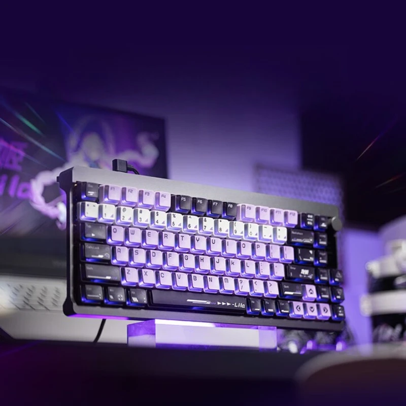 

Xingchi 87 Wired Magnetic Switch Keyboard Customized 87layout Single-mode Hot Swap RGB Aluminum Ergonomic Mechanical Keyboard