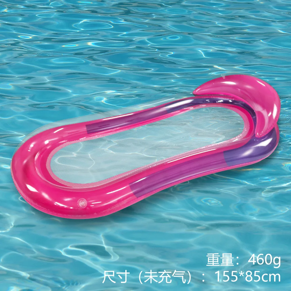 New product of sandwich floating bed, inflatable lounge chair, water foldable backrest, floating hammock, inflatable floating