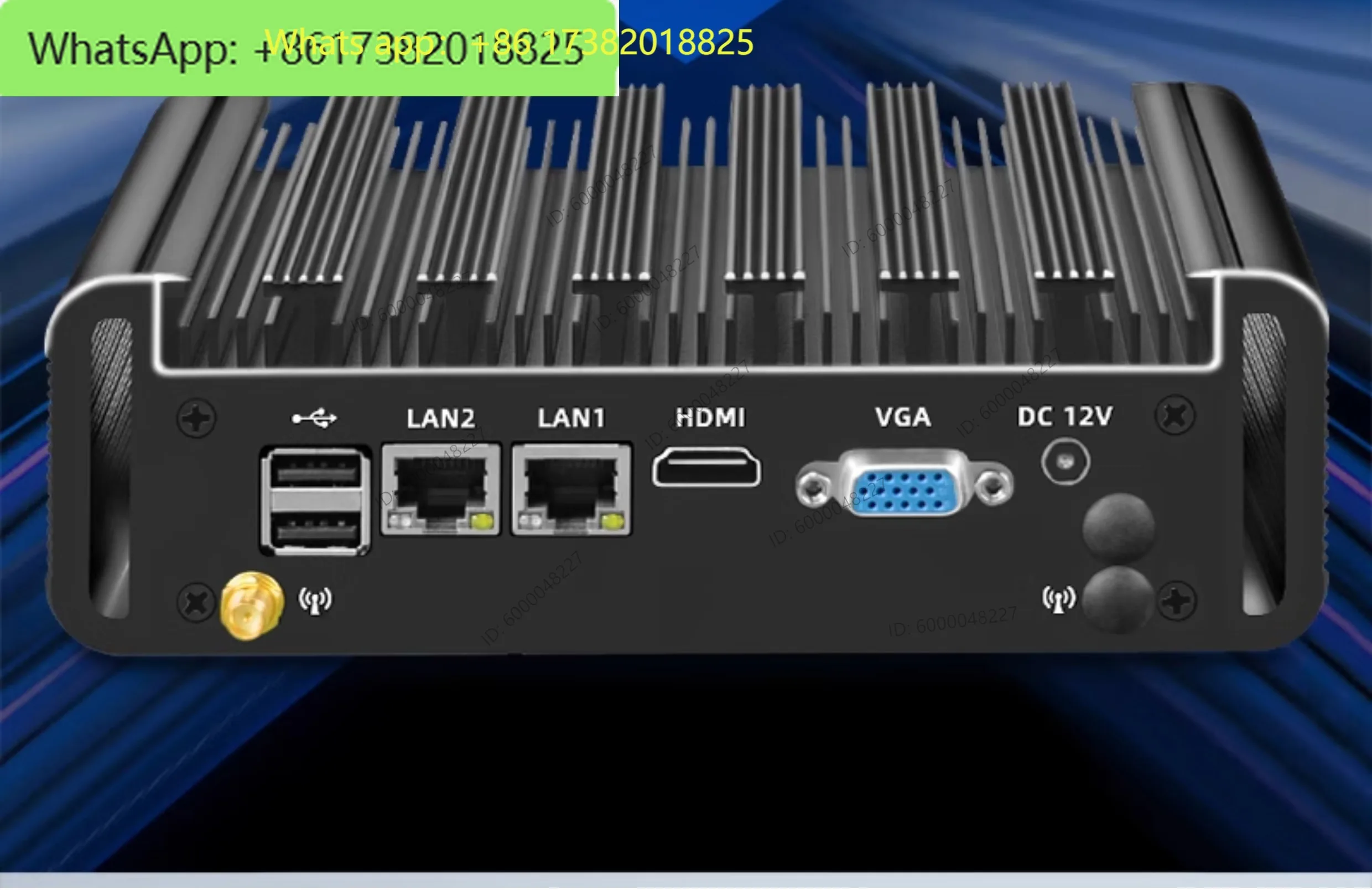 Mini mainframe industrial computer industrial control computer dual LAN network port low power consumption