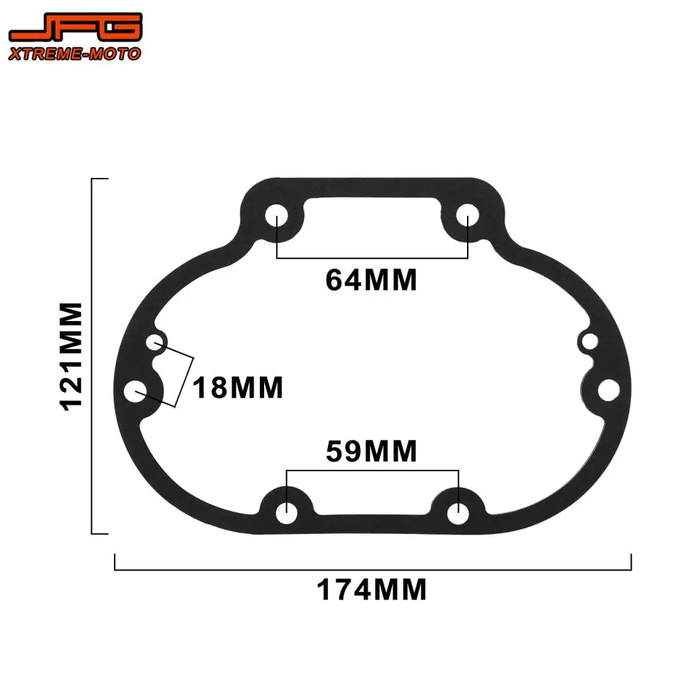 Motorcycles Accessories Engine Crankcase Clutch Cover Seal Gasket Asbestos Free Part For HARLEY DYNA SOFTAIL 2007-UP Street Bike