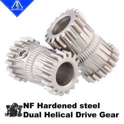 Newest Mellow Hardened steel Dual Helical Drive Gear Double Drivegear Kit For Libra mini Extruder