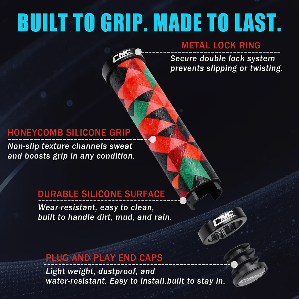 CNCLOL Silicone MTB Bike Handl - Mtb Grip Lock On review and price