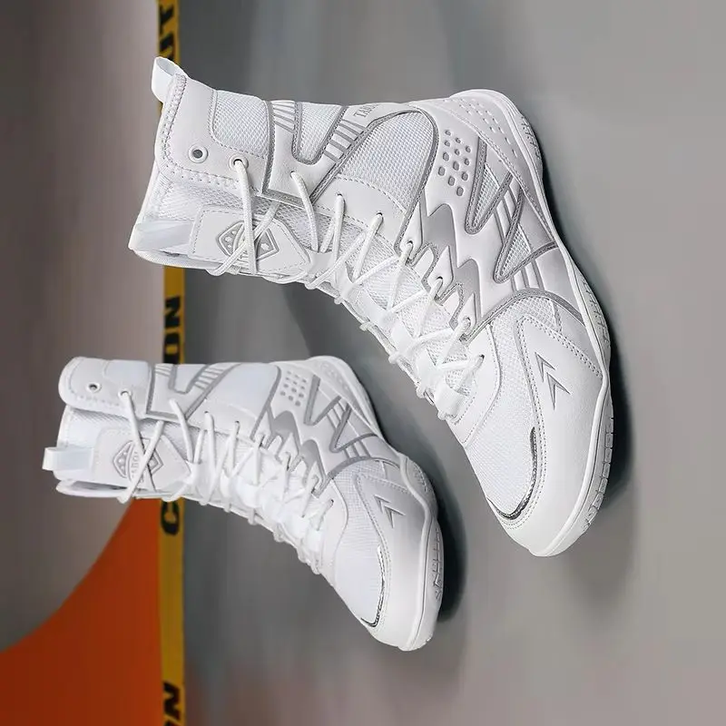 

Оригинальные борцовские кроссовки 2026 года для мужчин, профессиональные боксерские кроссовки для мужчин, дышащие бойцовские кроссовки на шнуровке для тренировок в зале