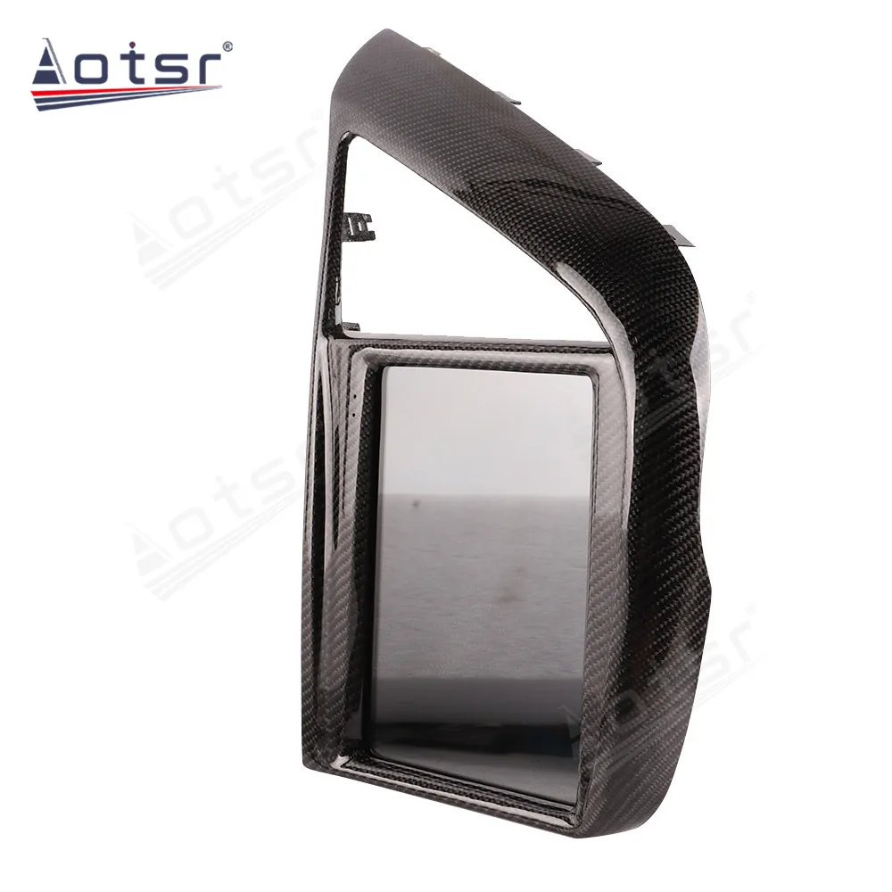 Carbon fiber shell For Audi R8 2007-2015 9.7In Android 13 Carplay Screen Multimedia Stereo Radio Player GPS Navigation Device