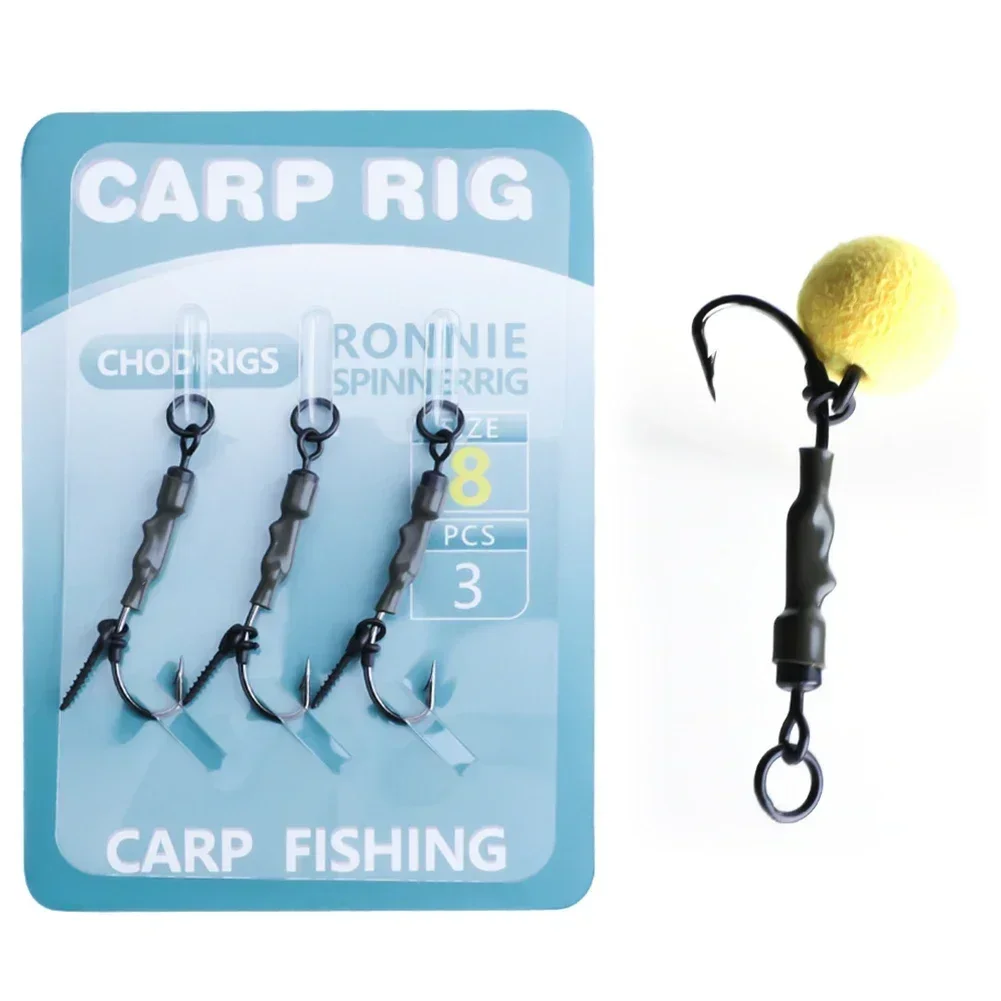 

3pcs Anti Bottom Fishing For Combo Hook Barb Carp Fishhook With Boilie Screw Tool Parts For Jigging Carp Fishing Boilie Fishing