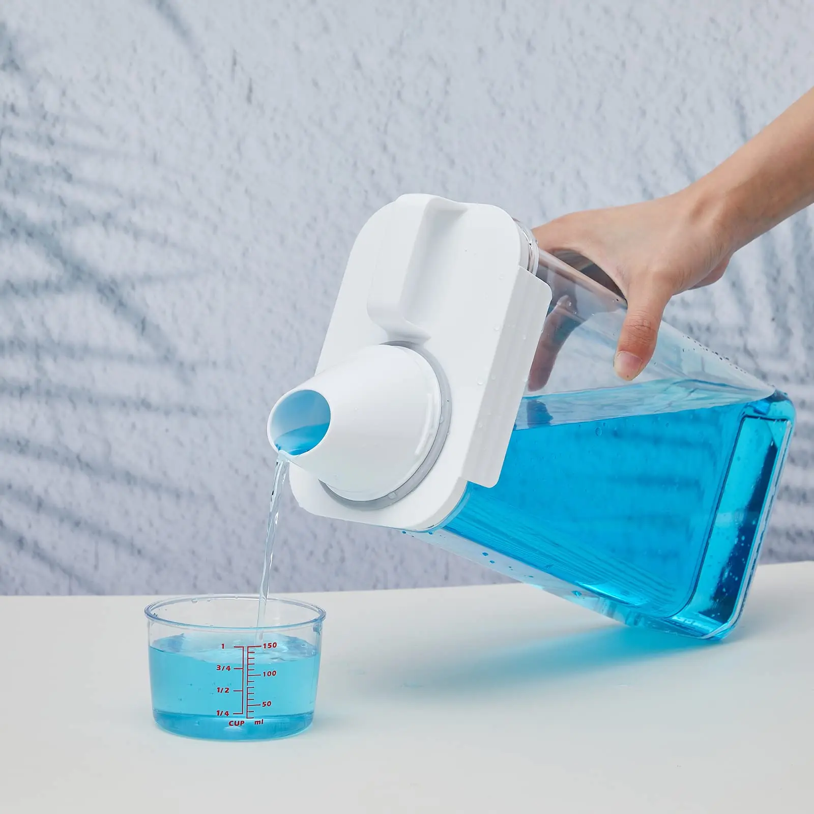 3 قطعة 2300 مللي موزع منظف الغسيل للتنظيم المنزلي والتخزين ، موزع منظف الغسيل السائل 78 أوقية ، موزع الصابون