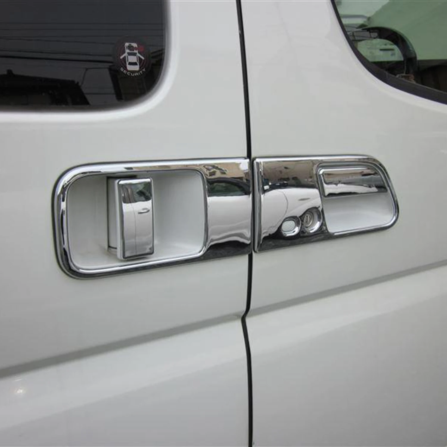 Yoyo Chrome Car Accessories Handle Bowl Cover Trim Paste Style For For Nissan Elgrand E51 2002 2003 2004 2005 2006 2007 2009