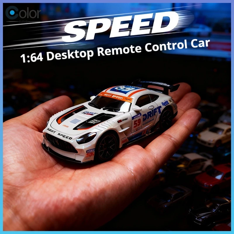 Smk Rc Drift Car 4WD High Speed Remote Control Mini Desktop Variable Speed Racing Car Model For Adult Hobby Enthusiasts