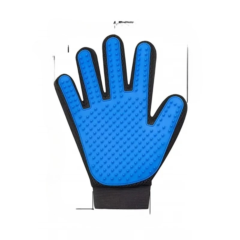 Pet Glove Cat Grooming Glove Cat Hair Deshedding Brush Gloves Dog Comb for Cats Bath Hair Remover Clean Massage Brush For Animal view 3