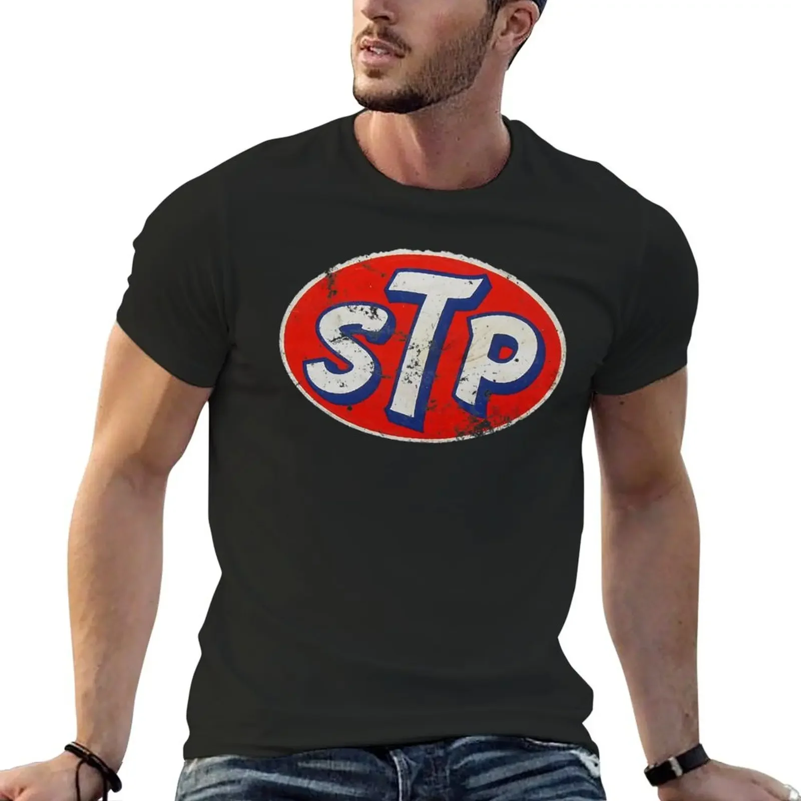 

STP T-Shirt vintage graphic tee korean fashion mens shirts graphic tee