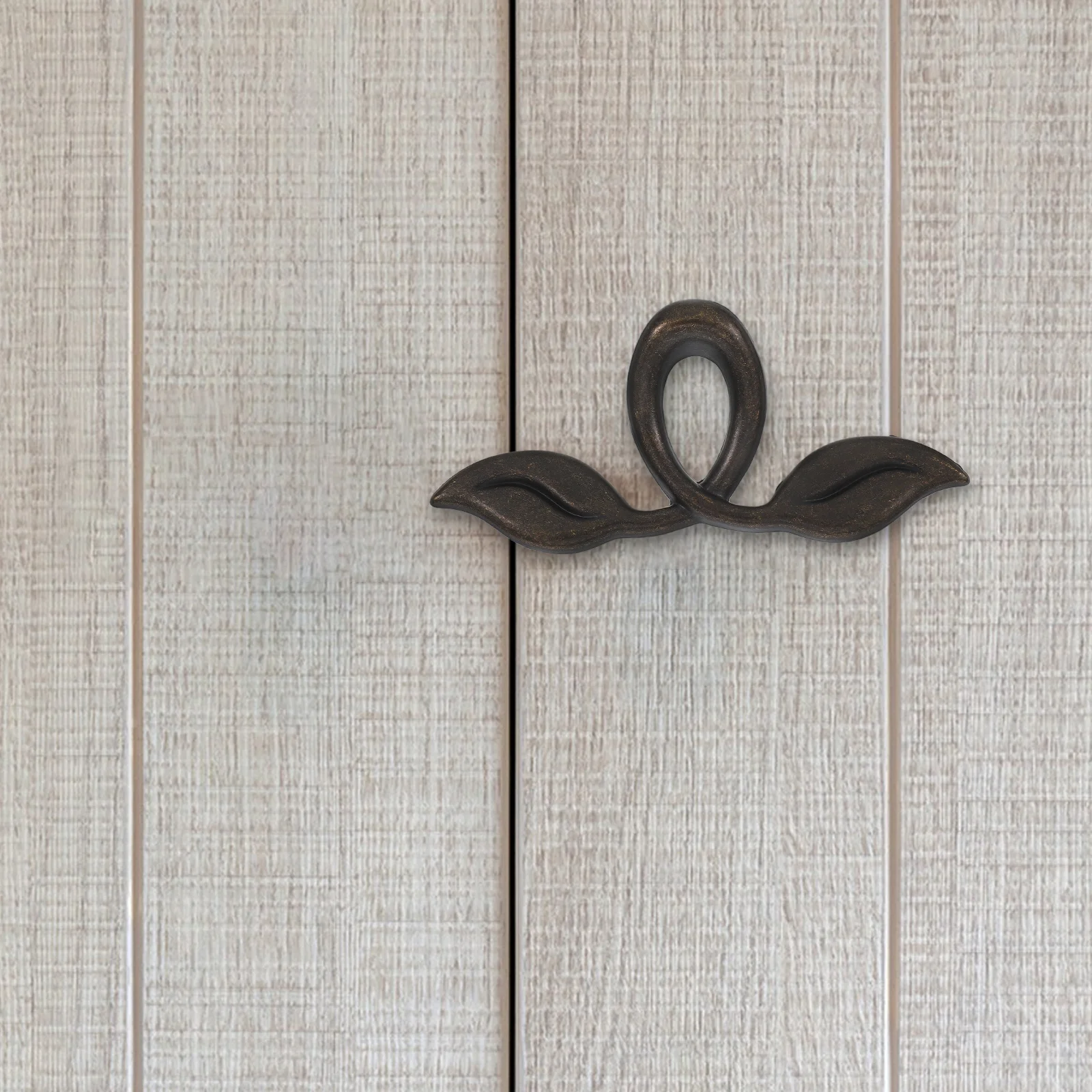 

1Set Vintage Leaf Shaped Zinc Alloy Handles for Furniture Cabinet Drawers Wardrobes Decorative Retro Drawer Pulls