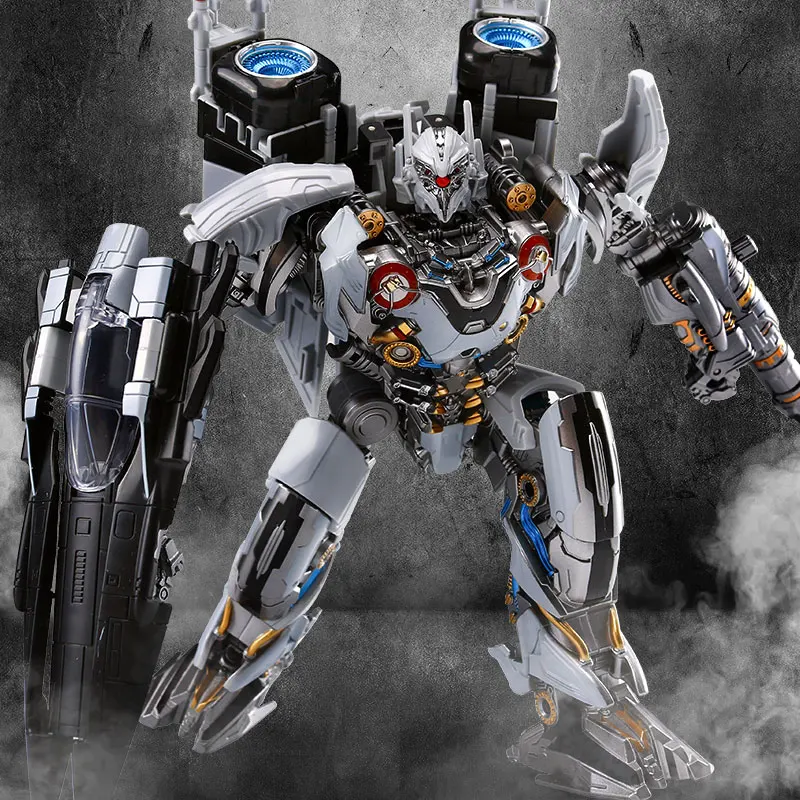 BMB Transformation Robot LS01 LS-01 Oversize 27cm Alloy TF Nitro Zeus Plane Film Anime Action Figure Model Toys --NO Purple Hose