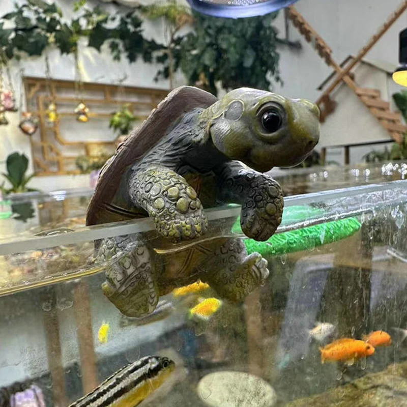 Cute 3D Turtle Hanging Ornaments Decorative Cartoon Small Turtle Pot Hanging Handmade Simulated