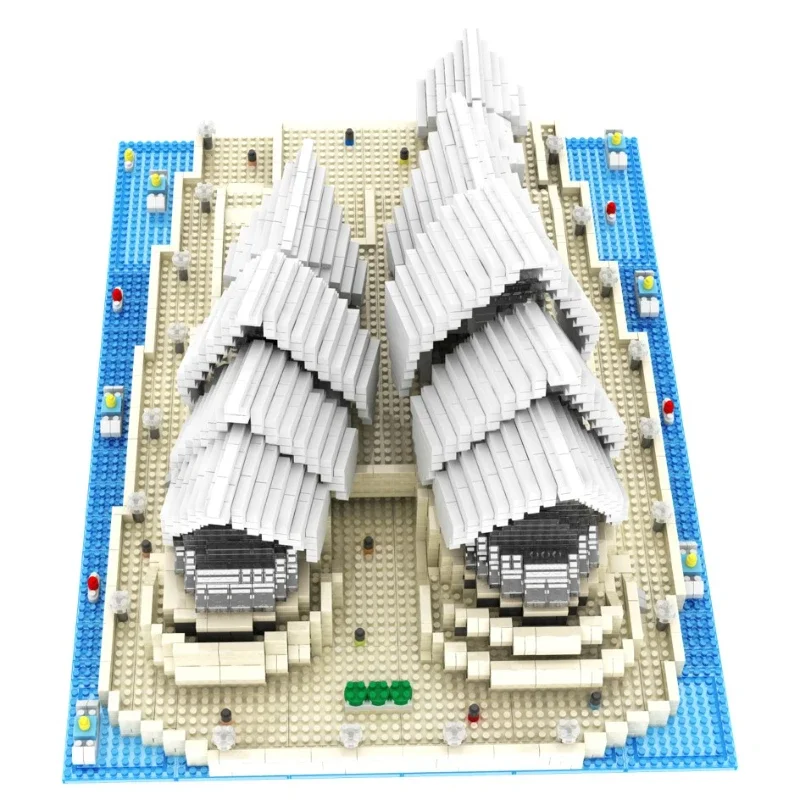 4131PCS Mini Diamond Blocks Famous City Architecture Sydney Opera House DIY Model Building Blocks Bricks Toys for Children Gifts