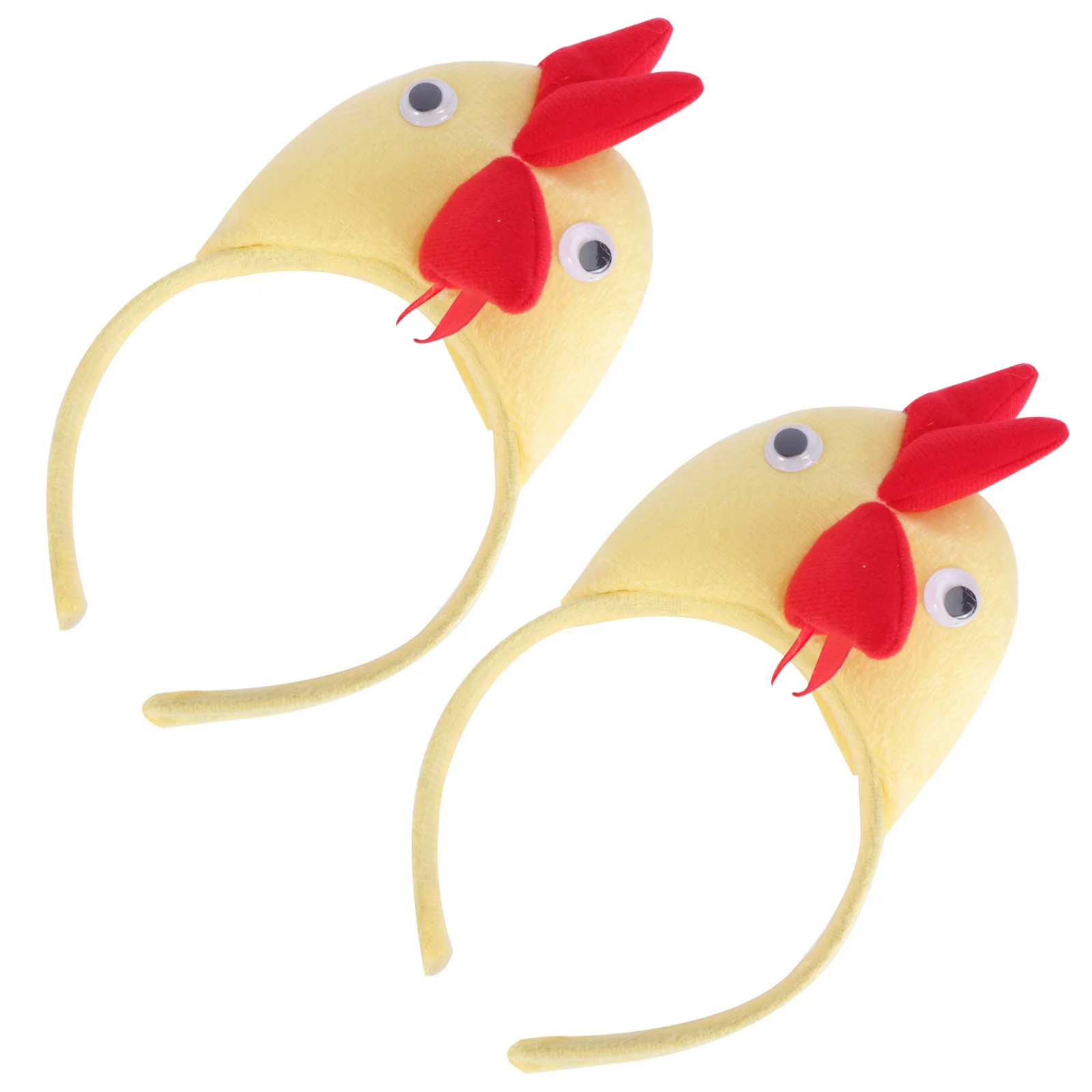 2 Pcs Hair Headband Rooster Miss Toddler Hairbands Makeup Bunny Outfits Pp Cotton Easter Headwear Festival Decor Adorable