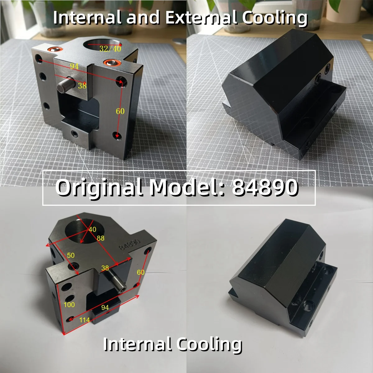 Boring Tool Holder, 84890,Internal and External Cooling for MAZAK CNC QT150/250/300,QUICK TURN 200/300L/500U,QSM150L/300/350