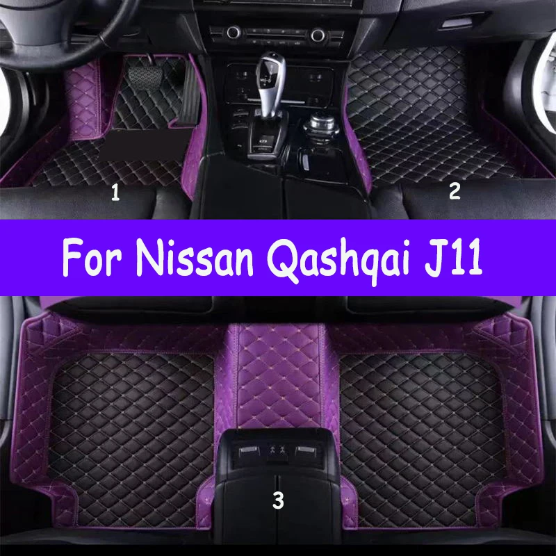 

Автомобильные коврики для Nissan Qashqai J11 2023 2022 2021 2020 2019 2018 2017 2016 2015 2014 Ковры Защитные аксессуары Коврики