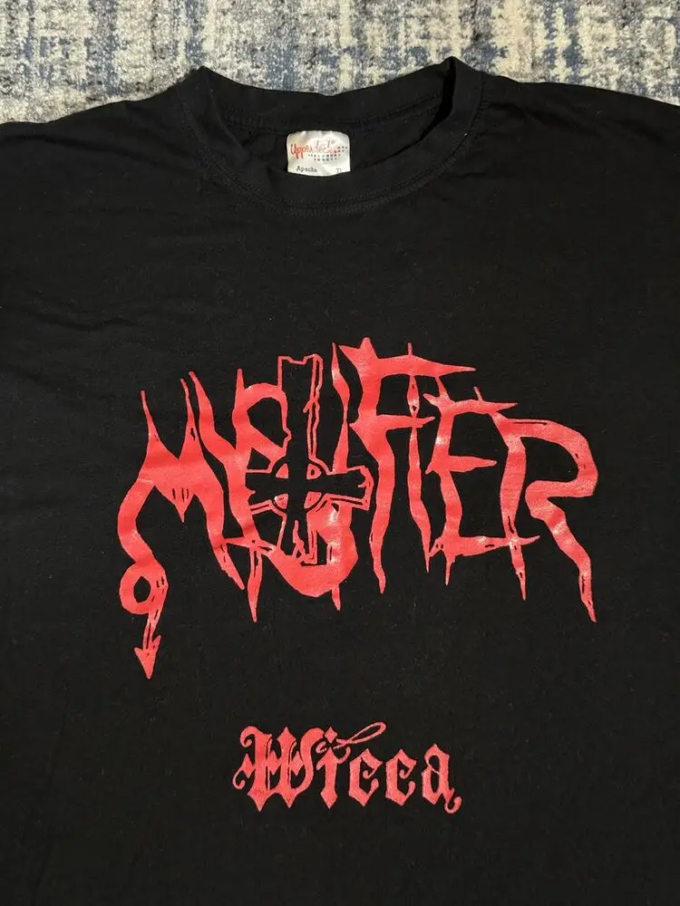 Vintage 2000s Mystifier Wicca T Shirt XL BlackSarcofago Blasphemy Beherit