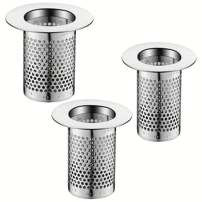 1pc Drain Filter , Bathroom Sink & Shower Drain Catcher, Suitable for Kitchen and Bathroom Drain Protection