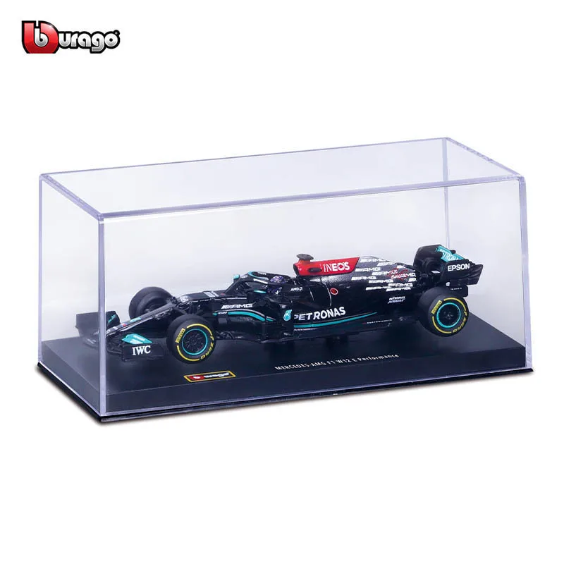 Bburago 1:43 2021 Mercedes-Amg F1 W12 E Prestatie #44 #77 Legering Luxe Voertuig Diecast Auto \'S Model Speelgoedcollectie Cadeau