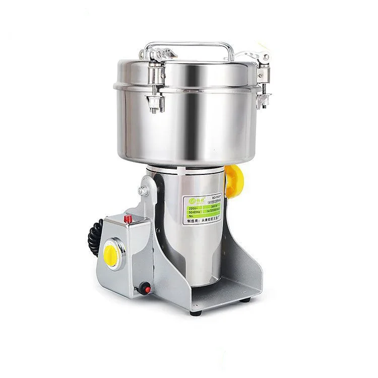 Dry Food Grinding Machine 2500g Electric 3800w Stainless Steel Grain Cereal Mill Spice Grinder