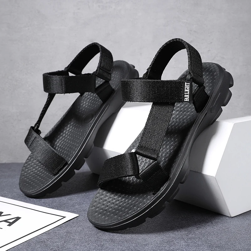 Men Sandals Summer Leisure Beach Holiday Sandals Men Casual Shoes New Outdoor Male Lightweight Comfortable Wading Sandals