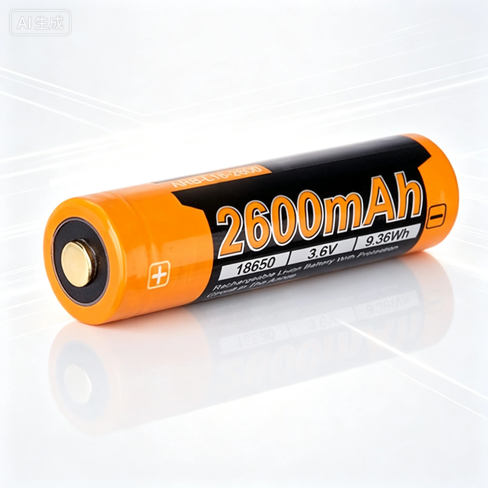 for Fenix ARB-L18-2600 18650 Protected Button Top Rechargeable Battery