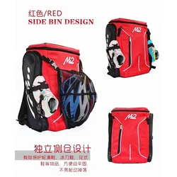 FT-Large Capacity Roller Skates Storage Bag for Children and Adults, Waterproof Handbag, Helmet, Speed Skating Shoes Backpack