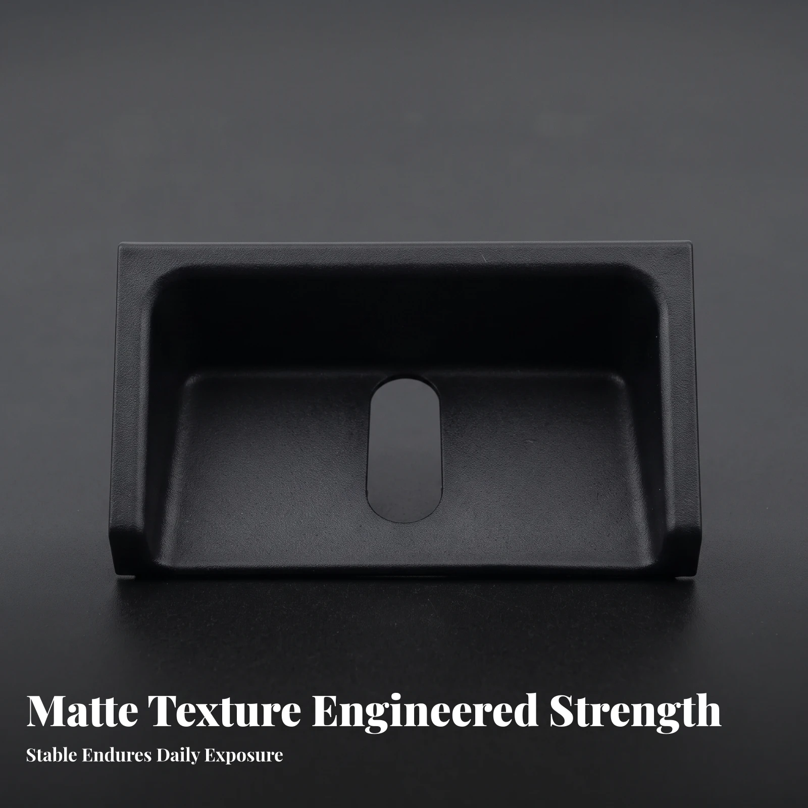 Car Trunk Lock Cover Plate Rectangular Recessed Design Raised Outer Rim for Clean Original Appearance Restoration