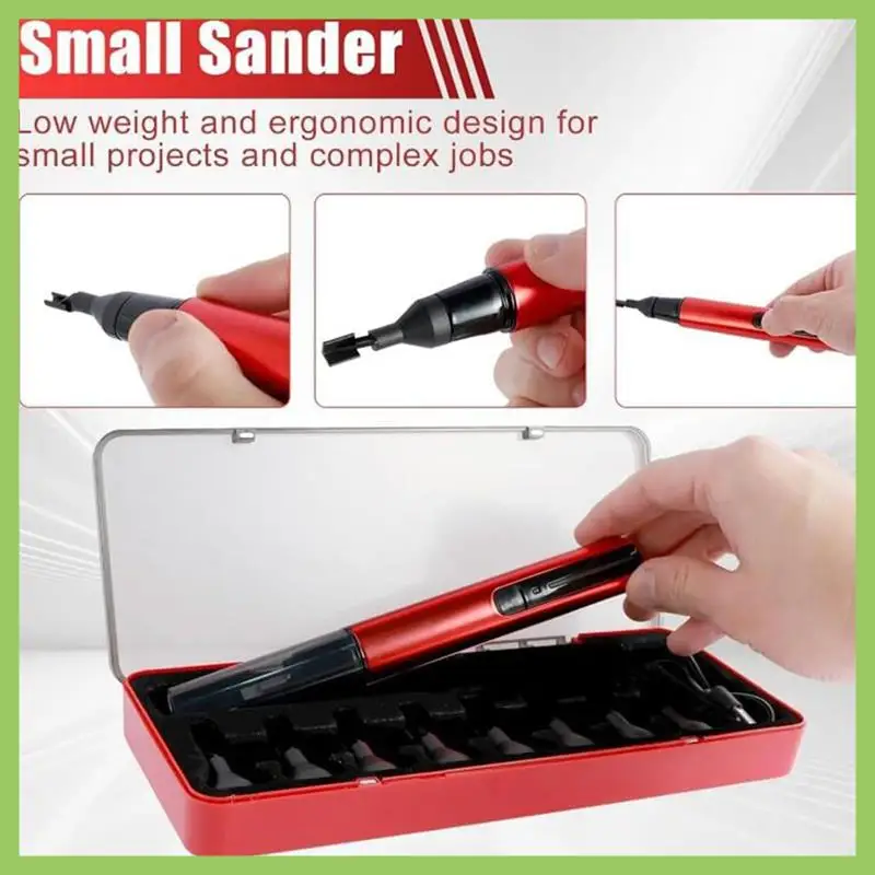 

Electric Reciprocating Sanding Pen,Reciprocating Sander,USB Quick Charging Sanding Pen For Small Sanding, Polishing