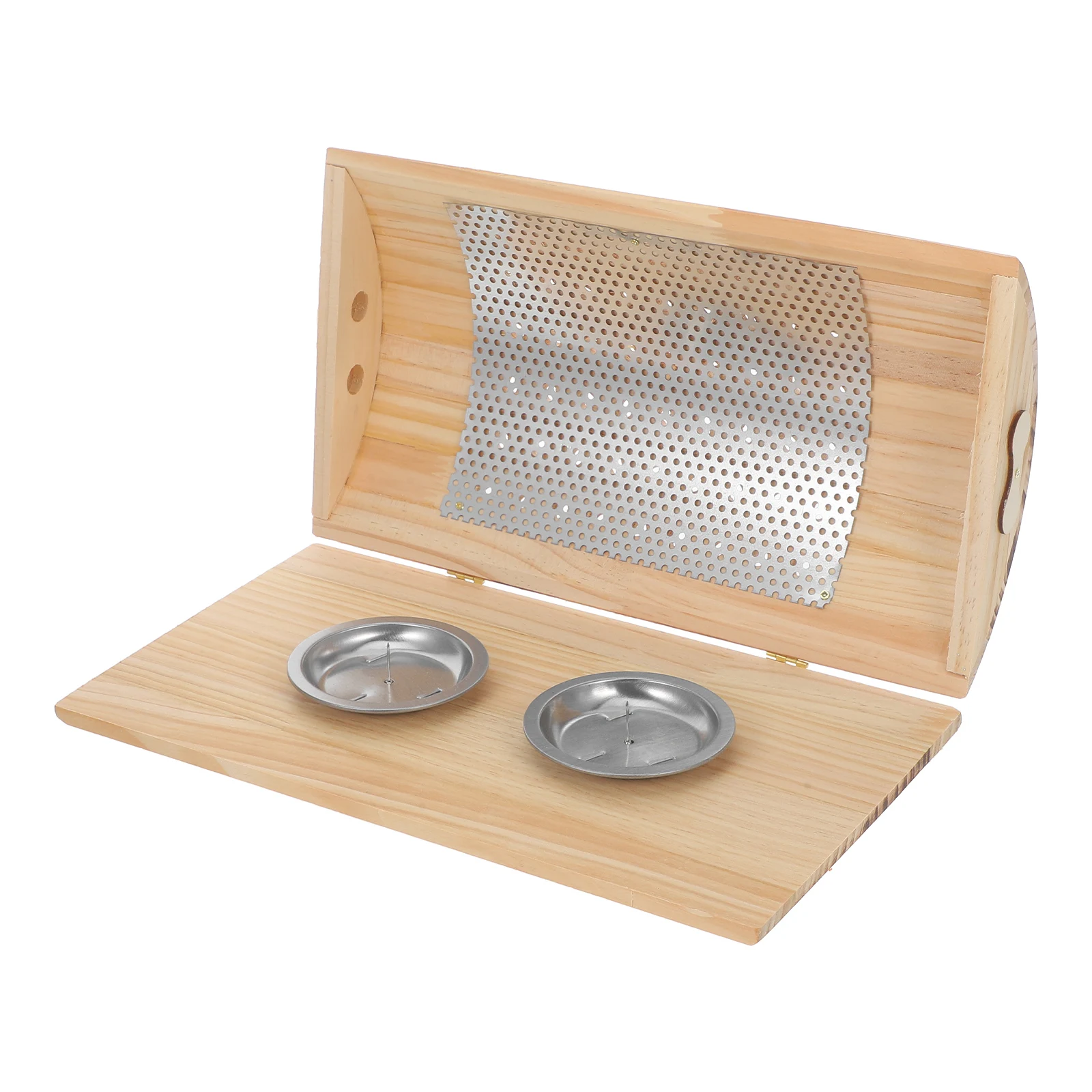 

Moxibustion Lumbar Pillow Special Shape Natural Wood Wear-Resistant Comfortable Cervical Pillow Home Massage Pain Relief