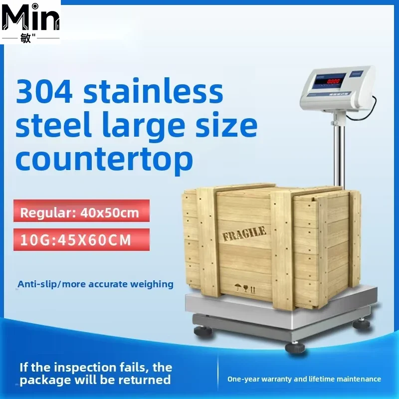 1g Precision Industrial Digital Platform Weighing Scale LED Display Counting Scale for Factory Warehouse Industrial Use
