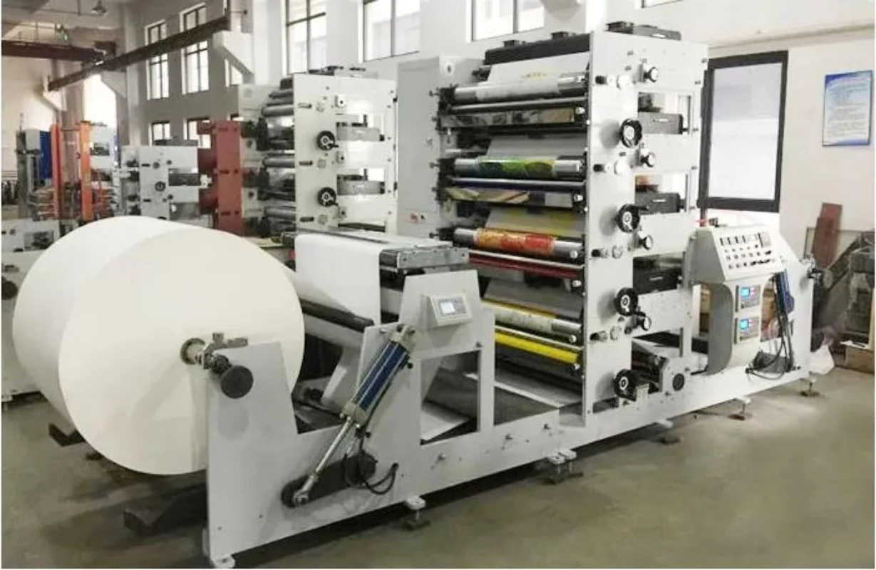 High Speed Corrugated Carton Flexo Printing Machine Flexo Die Cutting Printing Machine Paper Flexo Print Machinery