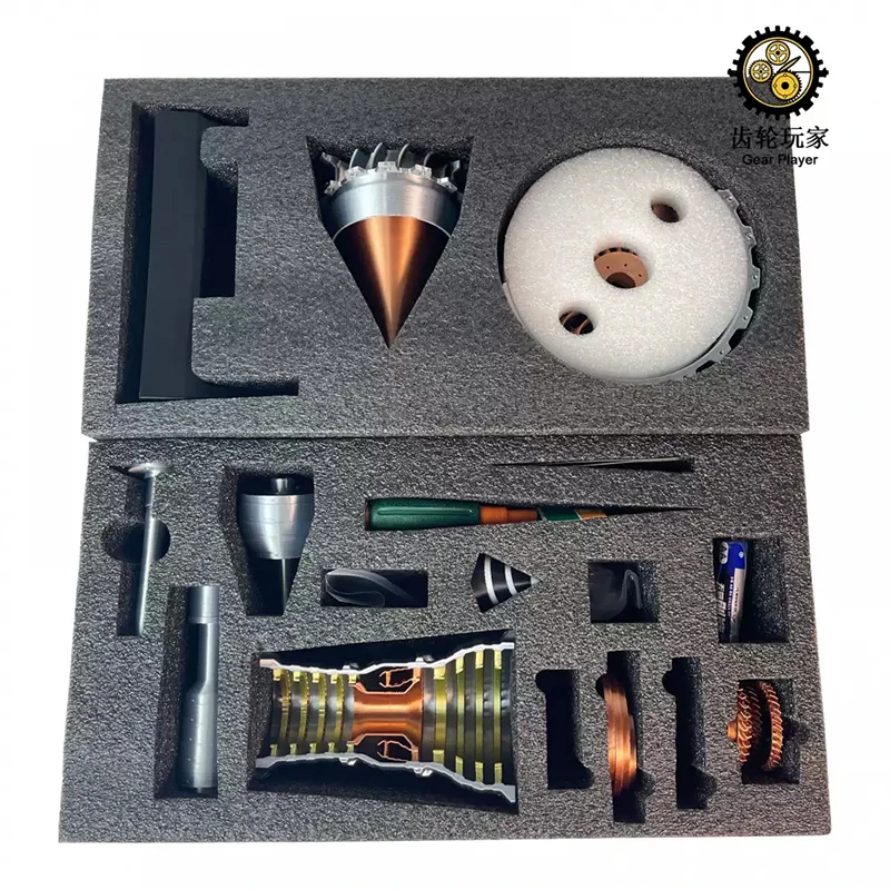 Modelo de simulación de aleación de motor Turbo de avión Airbus, Mini regalo para niños, adornos de escritorio que se pueden iniciar