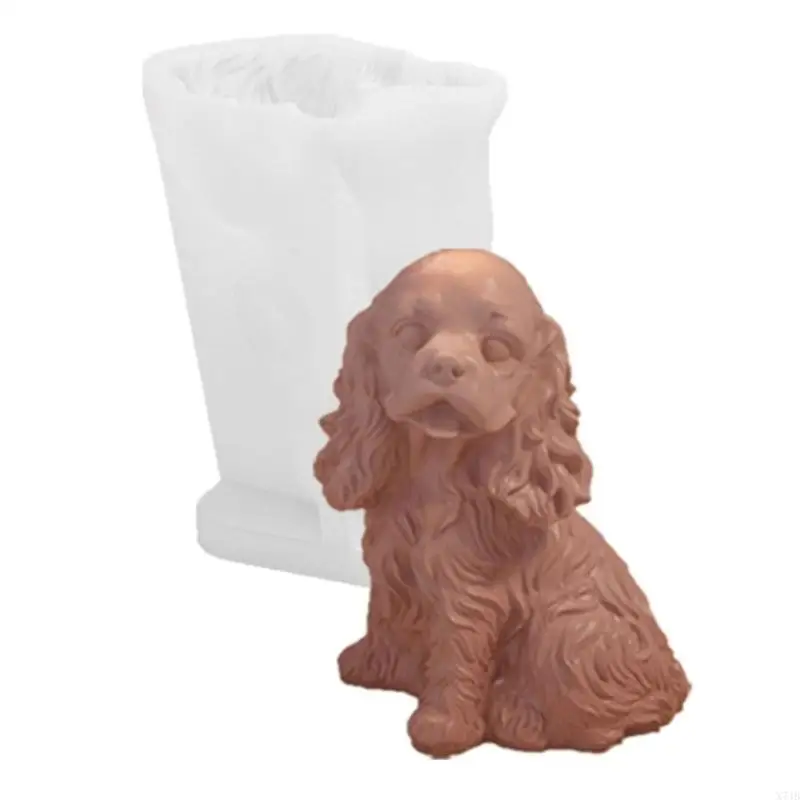  Unique Dog Sculptures Creative Dog Shaped Silicone Mold for Crafting and Baking